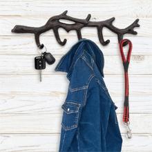 Cast Iron Branch with Hooks