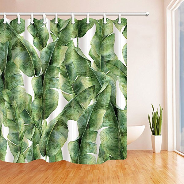 Banana Leaf Shower Curtain