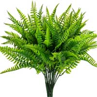 Faux Fern Branches for Creating Floral Arrangements