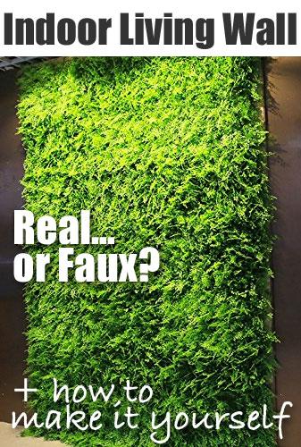 How to Make a Faux Plant Living Wall in Your Bathroom