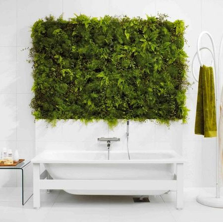 The Easy Way To Add A Living Wall In A Bathroom