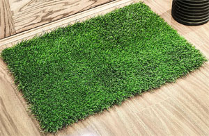 Small Grass Mat for Bathroom by Tub or Shower
